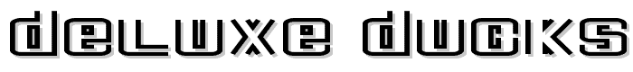Deluxe Ducks font